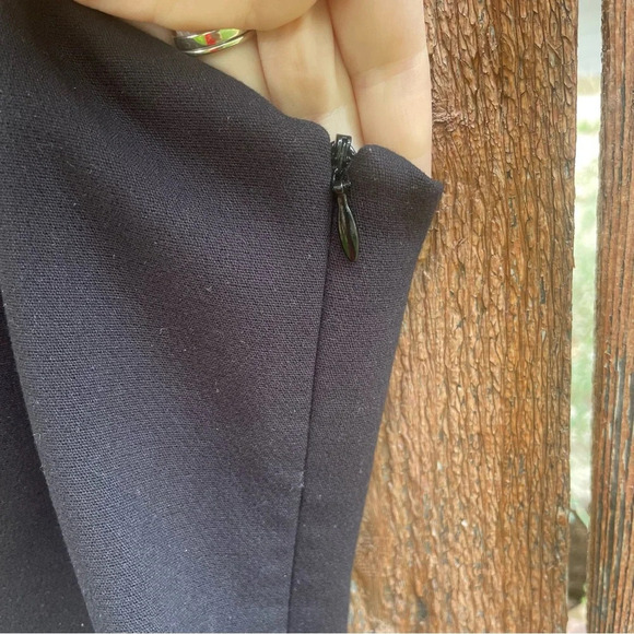 BANANA REPUBLIC Women’s Black Pencil‎ Sheath Dress Sleeveless Cut Out Size 8 - Picture 4 of 10